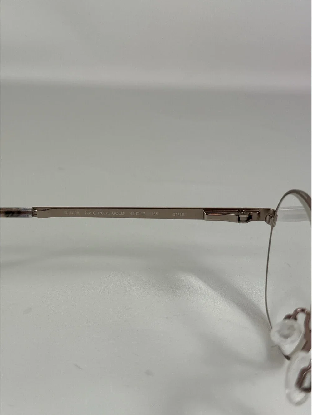 Draper James DJ5009 780 Rose Gold Eyeglasses Frames 49-17-135mm 01/19